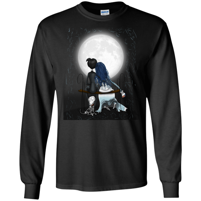 T-Shirts Black / S Corpse Bride Love Men's Long Sleeve T-Shirt