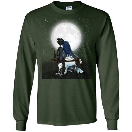 T-Shirts Forest Green / S Corpse Bride Love Men's Long Sleeve T-Shirt