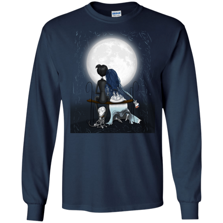 T-Shirts Navy / S Corpse Bride Love Men's Long Sleeve T-Shirt