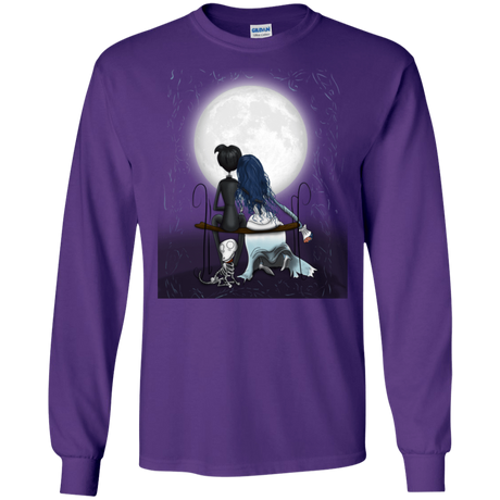 T-Shirts Purple / S Corpse Bride Love Men's Long Sleeve T-Shirt