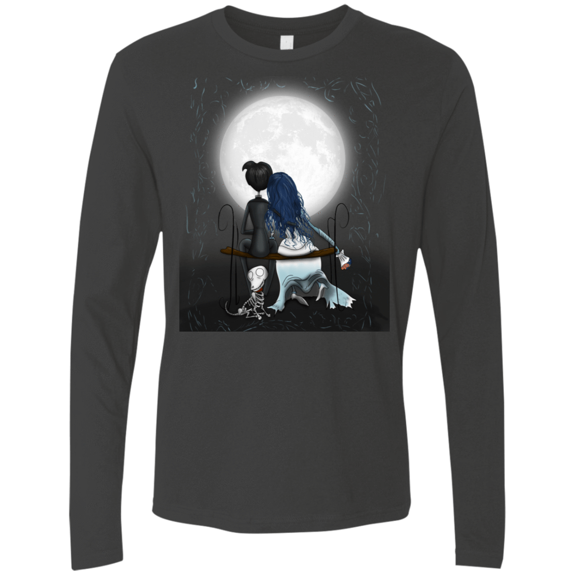 T-Shirts Heavy Metal / S Corpse Bride Love Men's Premium Long Sleeve