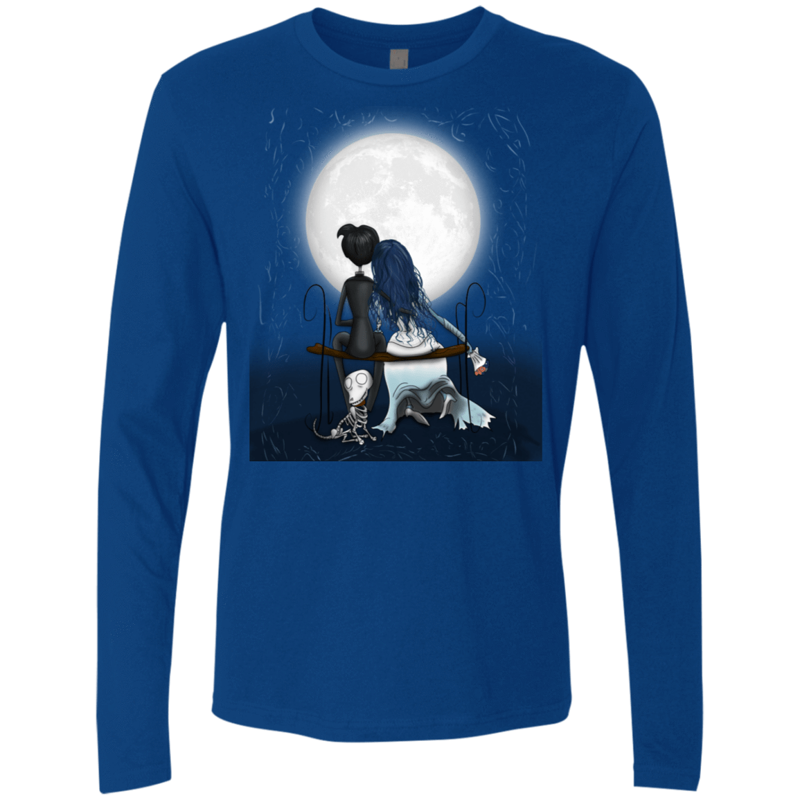 T-Shirts Royal / S Corpse Bride Love Men's Premium Long Sleeve