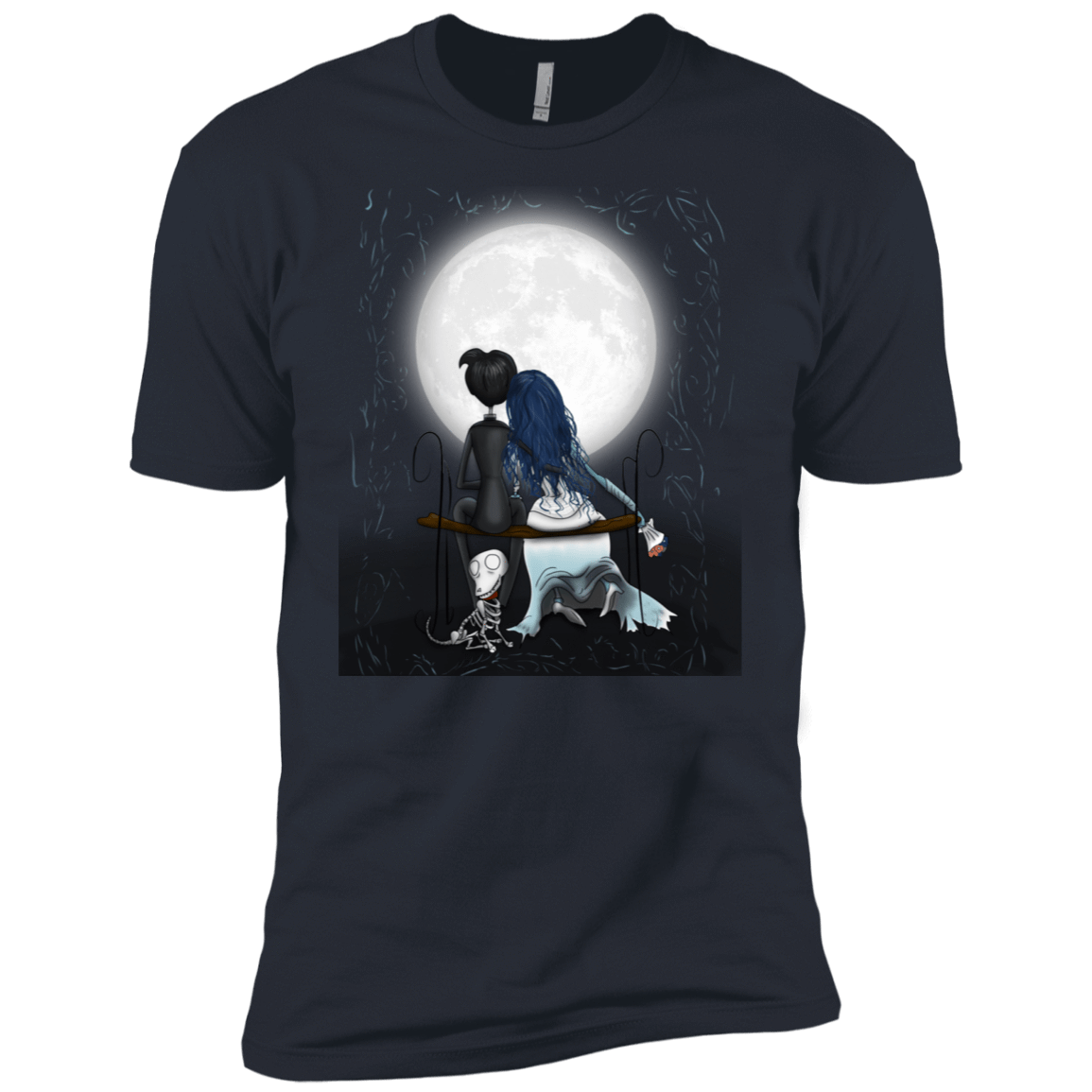 T-Shirts Indigo / X-Small Corpse Bride Love Men's Premium T-Shirt