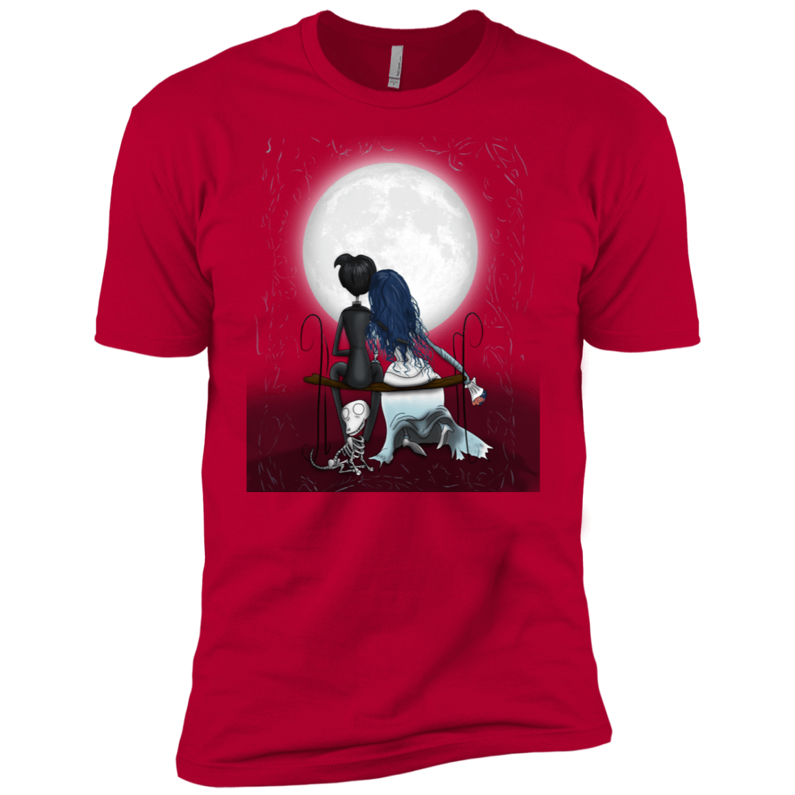 T-Shirts Red / X-Small Corpse Bride Love Men's Premium T-Shirt
