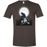 T-Shirts Dark Chocolate / S Corpse Bride Love Men's Semi-Fitted Softstyle