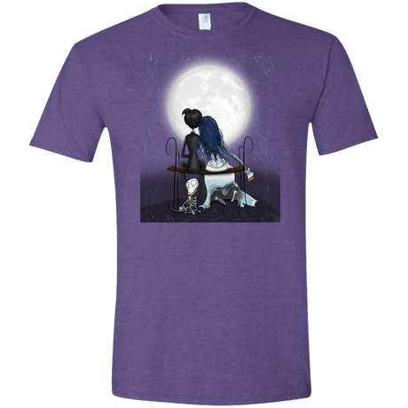 T-Shirts Heather Purple / S Corpse Bride Love Men's Semi-Fitted Softstyle
