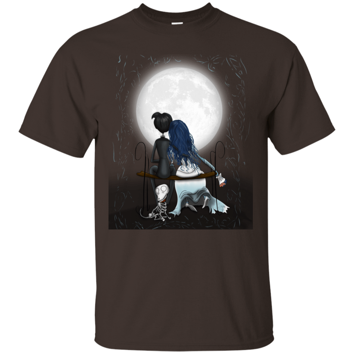 T-Shirts Dark Chocolate / S Corpse Bride Love T-Shirt