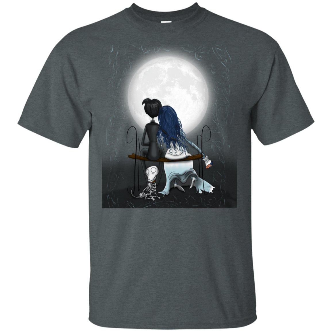 T-Shirts Dark Heather / S Corpse Bride Love T-Shirt