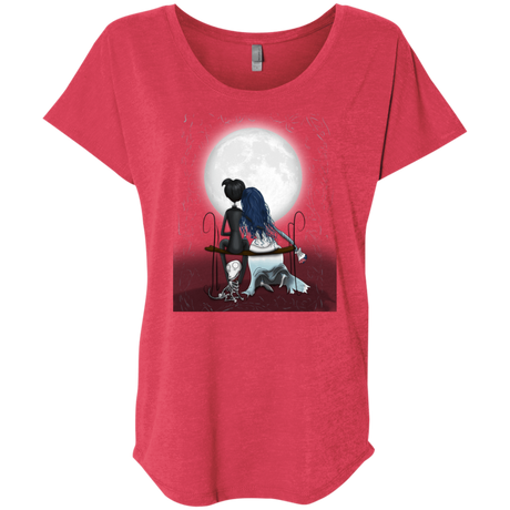 T-Shirts Vintage Red / X-Small Corpse Bride Love Triblend Dolman Sleeve