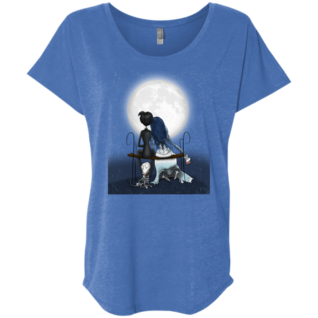 T-Shirts Vintage Royal / X-Small Corpse Bride Love Triblend Dolman Sleeve