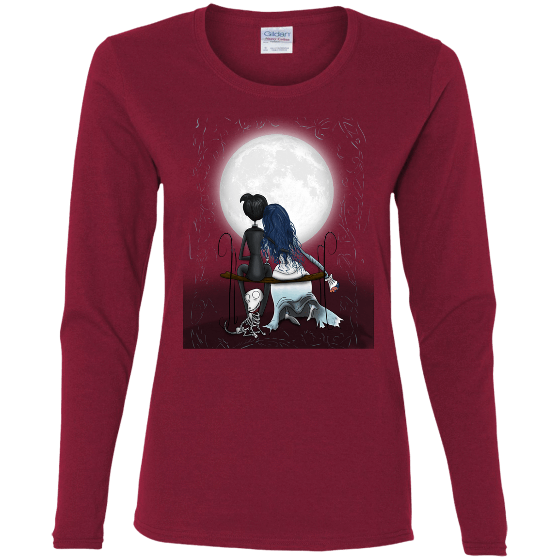 T-Shirts Cardinal / S Corpse Bride Love Women's Long Sleeve T-Shirt