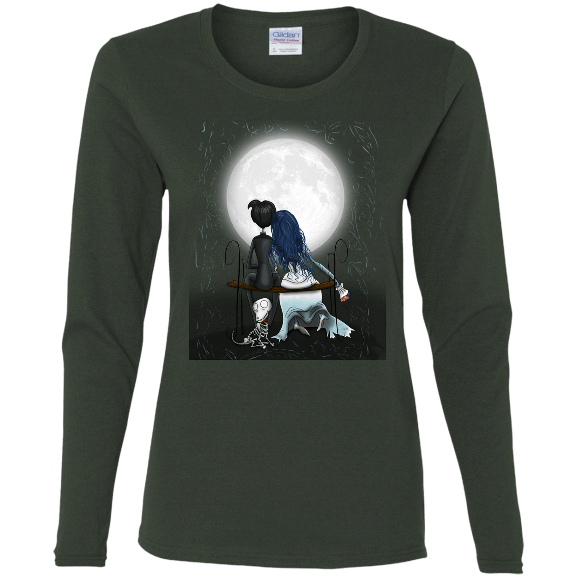 T-Shirts Forest / S Corpse Bride Love Women's Long Sleeve T-Shirt