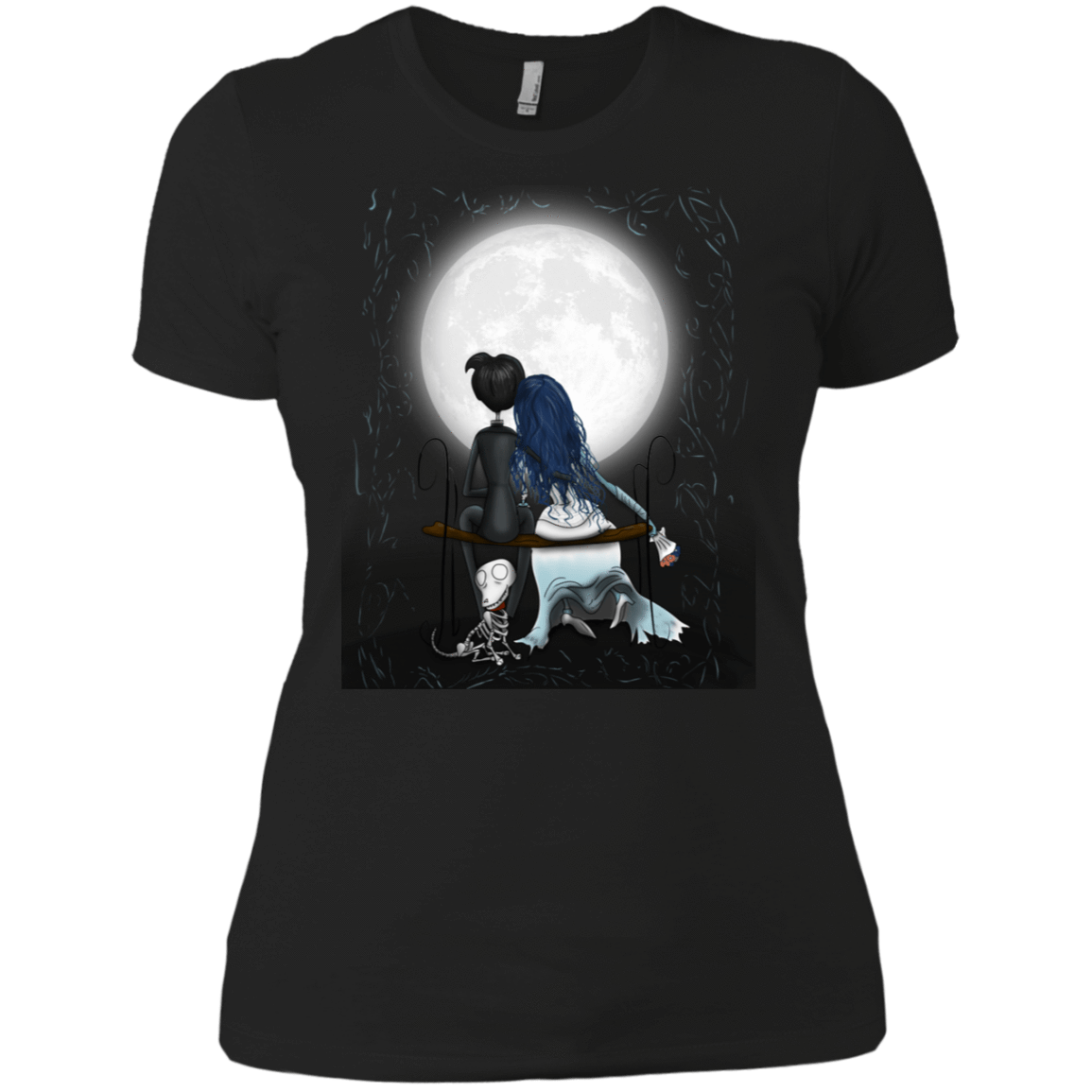 T-Shirts Black / X-Small Corpse Bride Love Women's Premium T-Shirt