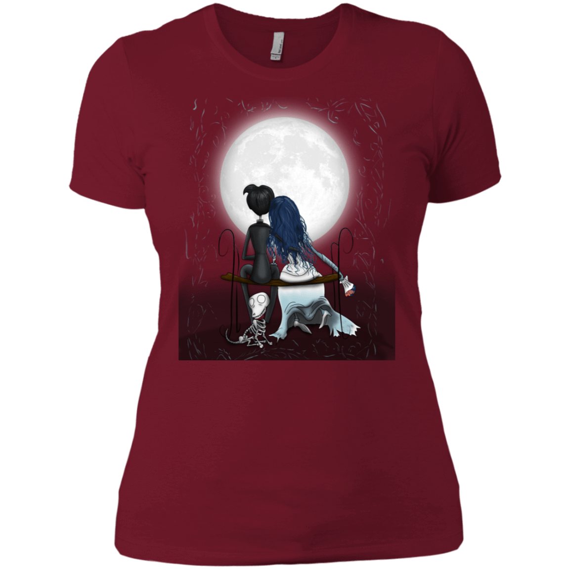 T-Shirts Scarlet / S Corpse Bride Love Women's Premium T-Shirt