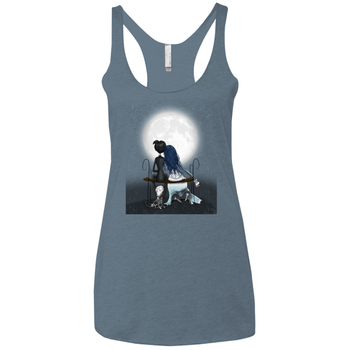 T-Shirts Indigo / X-Small Corpse Bride Love Women's Triblend Racerback Tank