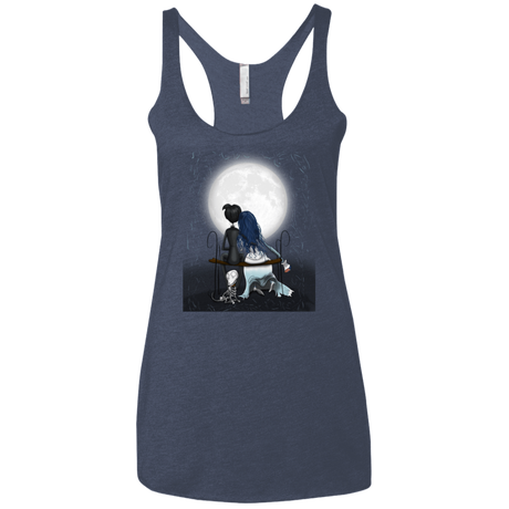 T-Shirts Vintage Navy / X-Small Corpse Bride Love Women's Triblend Racerback Tank