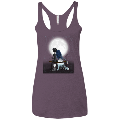T-Shirts Vintage Purple / X-Small Corpse Bride Love Women's Triblend Racerback Tank