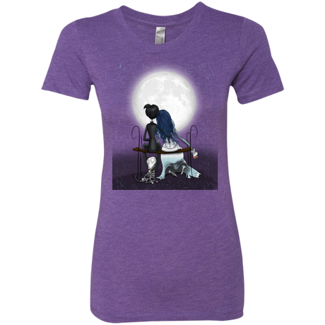 T-Shirts Purple Rush / S Corpse Bride Love Women's Triblend T-Shirt