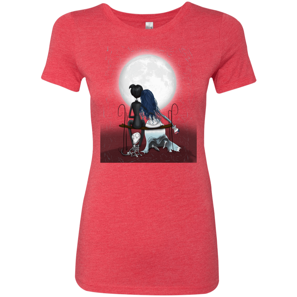 T-Shirts Vintage Red / S Corpse Bride Love Women's Triblend T-Shirt