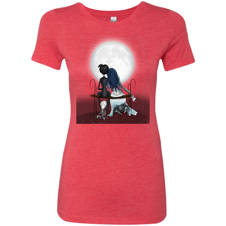 T-Shirts Vintage Red / S Corpse Bride Love Women's Triblend T-Shirt