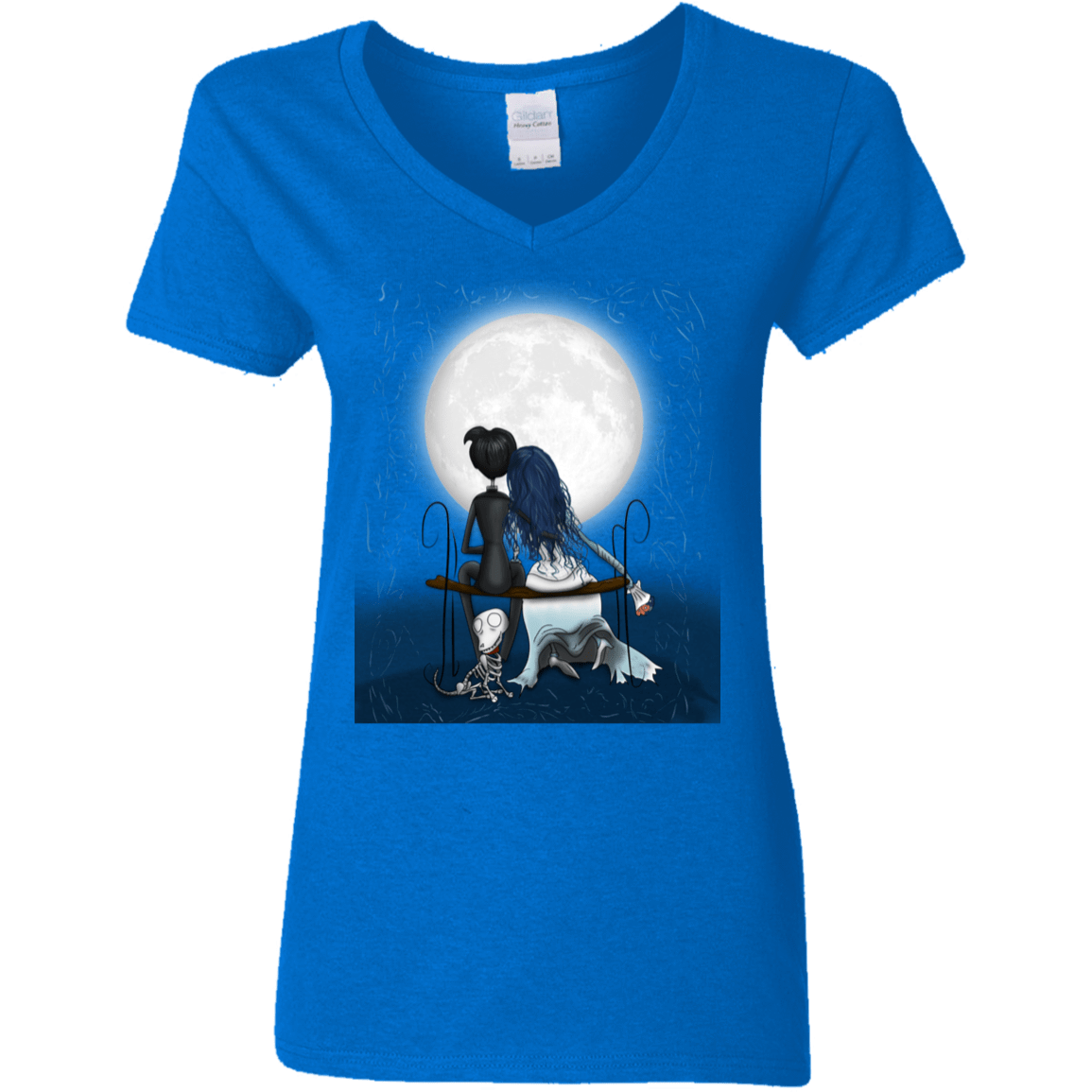 T-Shirts Royal / S Corpse Bride Love Women's V-Neck T-Shirt