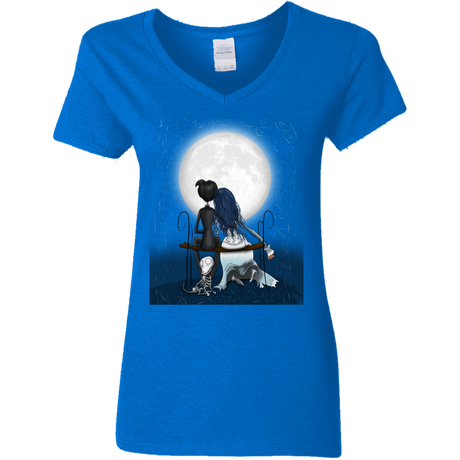 T-Shirts Royal / S Corpse Bride Love Women's V-Neck T-Shirt