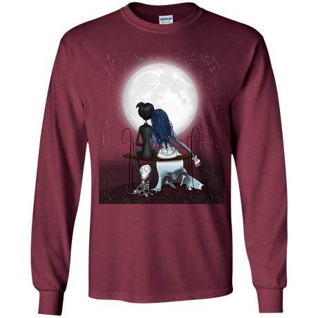 T-Shirts Maroon / YS Corpse Bride Love Youth Long Sleeve T-Shirt