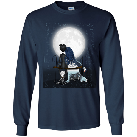 T-Shirts Navy / YS Corpse Bride Love Youth Long Sleeve T-Shirt