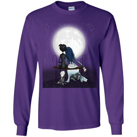 T-Shirts Purple / YS Corpse Bride Love Youth Long Sleeve T-Shirt