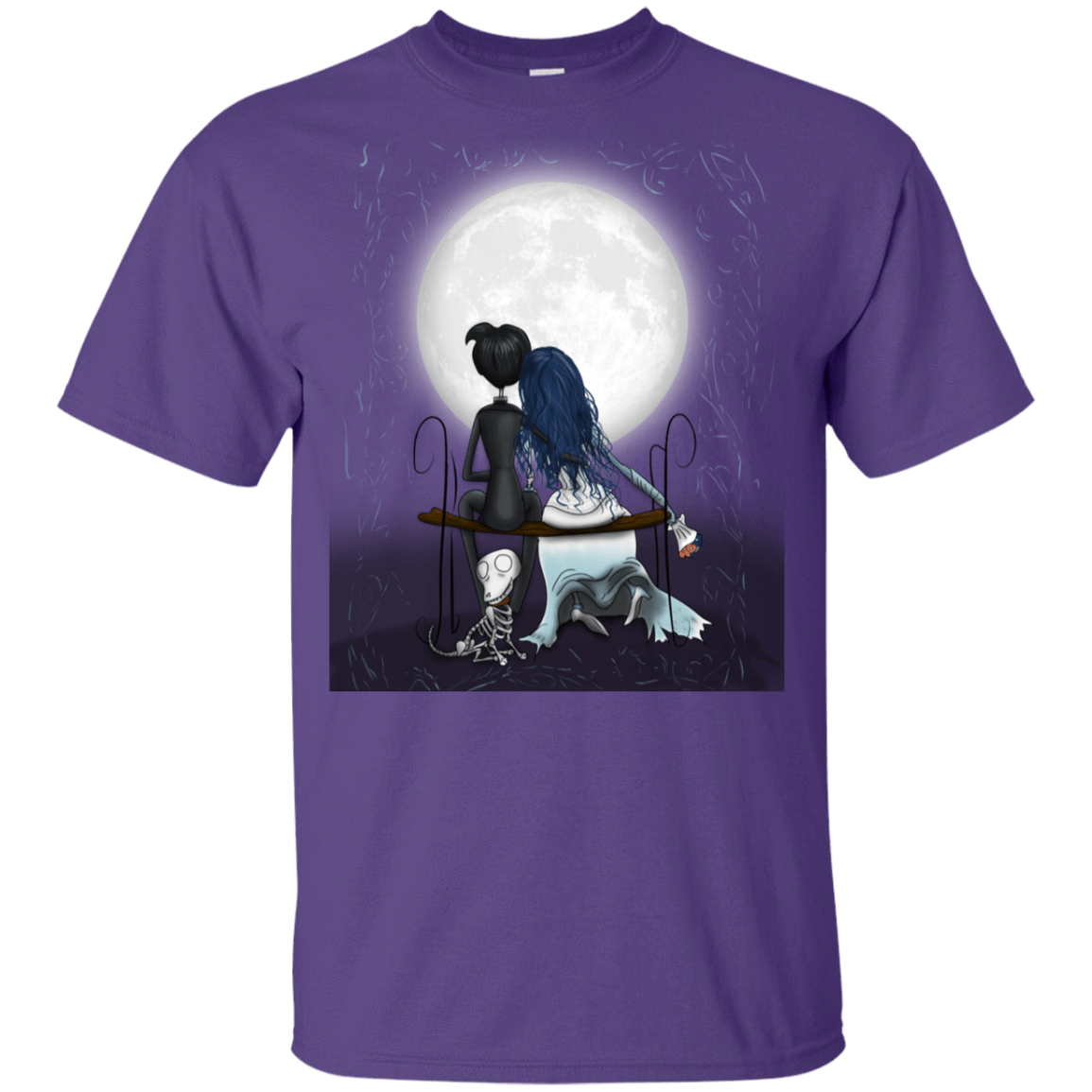 T-Shirts Purple / YXS Corpse Bride Love Youth T-Shirt