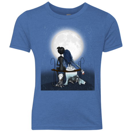 T-Shirts Vintage Royal / YXS Corpse Bride Love Youth Triblend T-Shirt