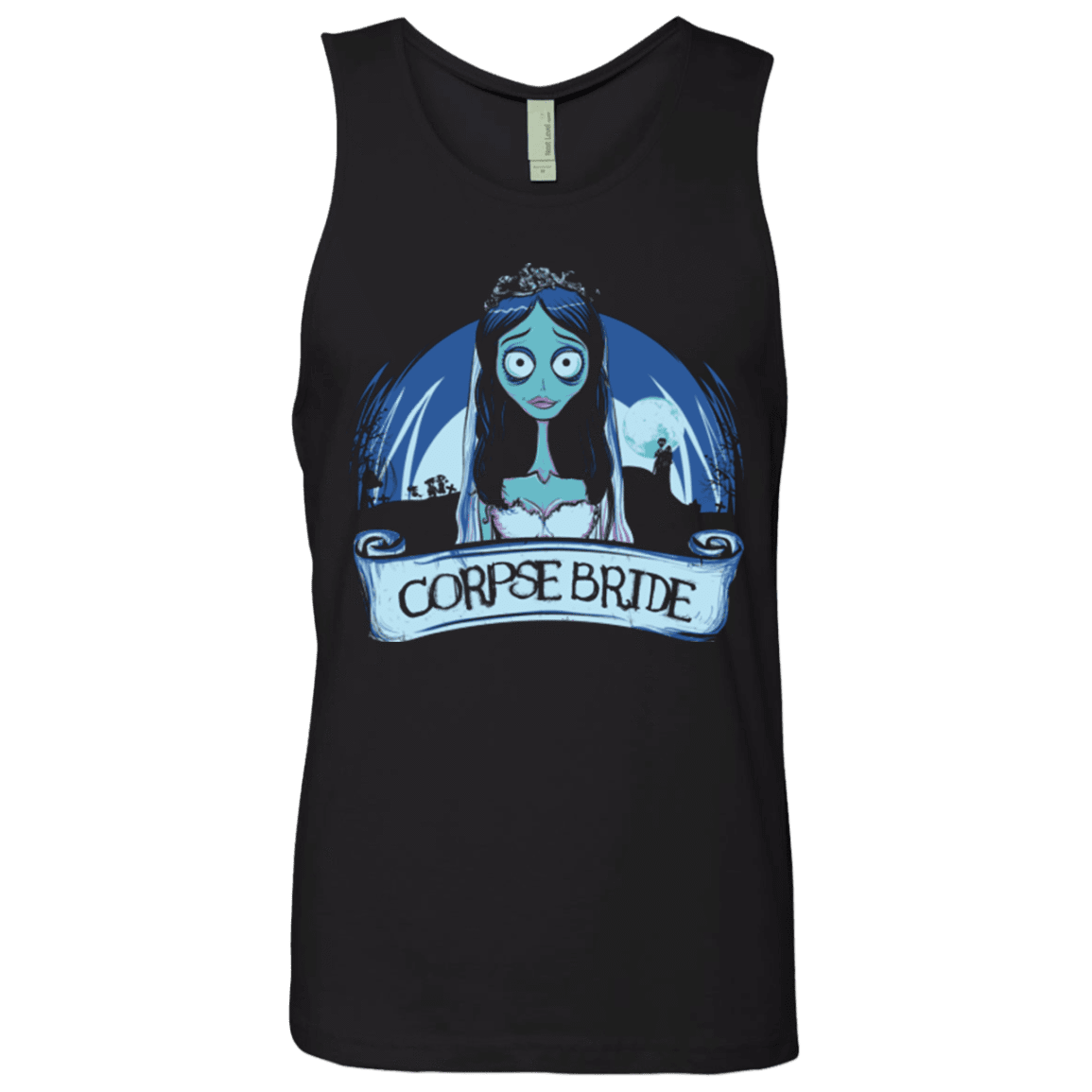 T-Shirts Black / Small Corpse Bride Men's Premium Tank Top