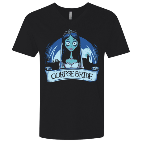T-Shirts Black / X-Small Corpse Bride Men's Premium V-Neck