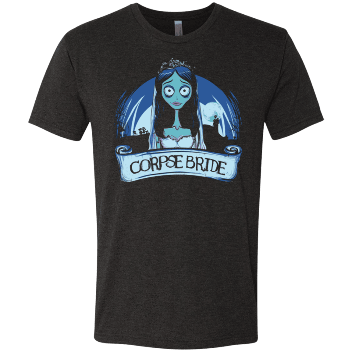 T-Shirts Vintage Black / Small Corpse Bride Men's Triblend T-Shirt