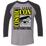 T-Shirts Premium Heather/ Vintage Black / X-Small Cosmic Con Men's Triblend 3/4 Sleeve