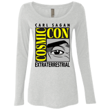 T-Shirts Heather White / Small Cosmic Con Women's Triblend Long Sleeve Shirt