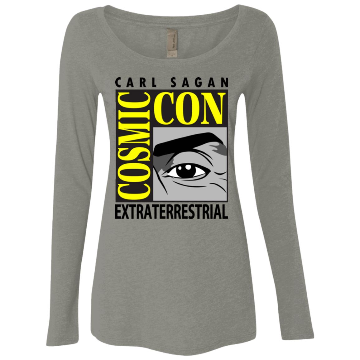 T-Shirts Venetian Grey / Small Cosmic Con Women's Triblend Long Sleeve Shirt