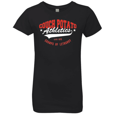 T-Shirts Black / YXS Couch Potato Girls Premium T-Shirt