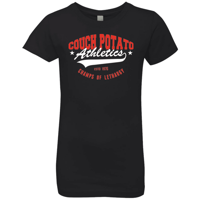 T-Shirts Black / YXS Couch Potato Girls Premium T-Shirt