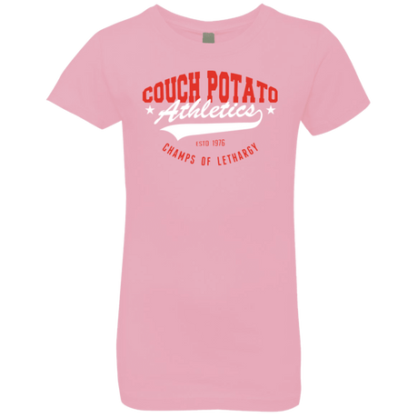 T-Shirts Light Pink / YXS Couch Potato Girls Premium T-Shirt