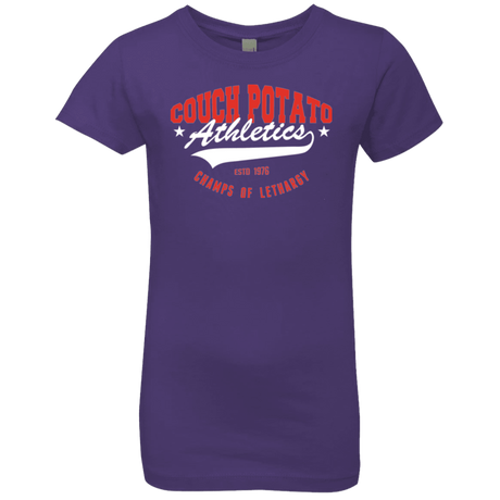 T-Shirts Purple Rush / YXS Couch Potato Girls Premium T-Shirt