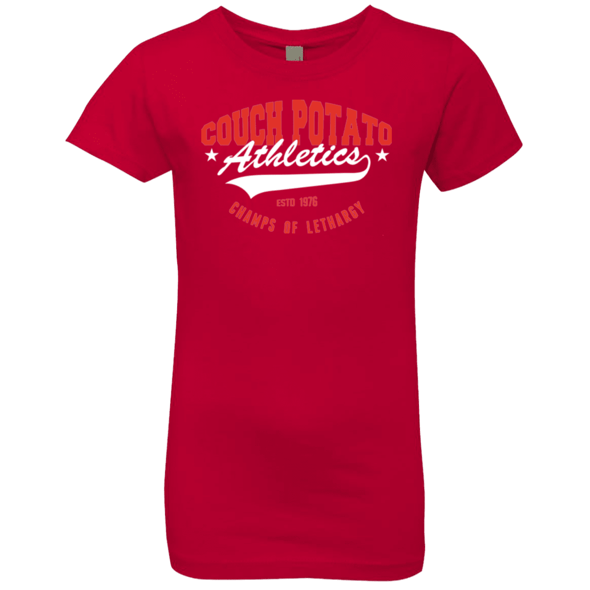 T-Shirts Red / YXS Couch Potato Girls Premium T-Shirt