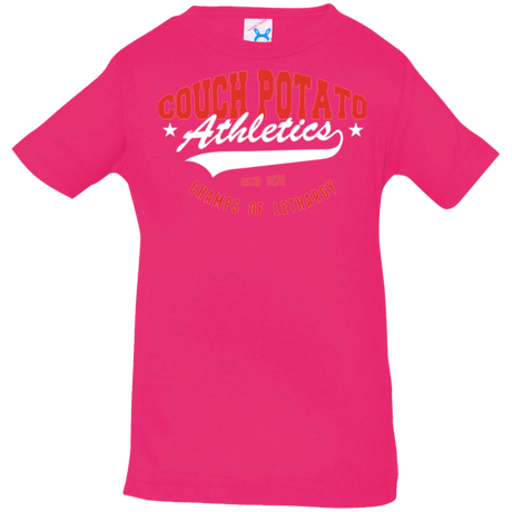 T-Shirts Hot Pink / 6 Months Couch Potato Infant Premium T-Shirt