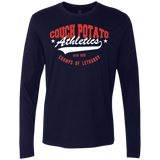 T-Shirts Midnight Navy / Small Couch Potato Men's Premium Long Sleeve