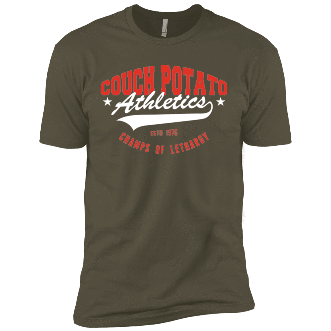 T-Shirts Military Green / X-Small Couch Potato Men's Premium T-Shirt