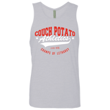 T-Shirts Heather Grey / Small Couch Potato Men's Premium Tank Top