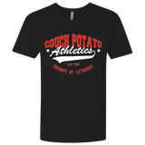 T-Shirts Black / X-Small Couch Potato Men's Premium V-Neck
