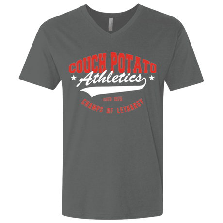 T-Shirts Heavy Metal / X-Small Couch Potato Men's Premium V-Neck