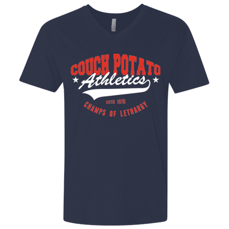 T-Shirts Midnight Navy / X-Small Couch Potato Men's Premium V-Neck