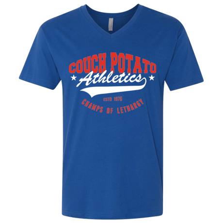 T-Shirts Royal / X-Small Couch Potato Men's Premium V-Neck